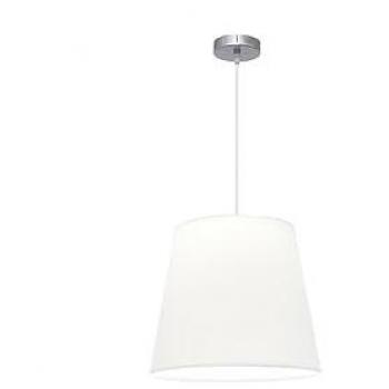 Lámpara Colgante Maldivas Regulable 1xE27 Cromo/Blanco Ø40 cm