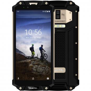 OUKITEL WP2 - Robusto Teléfono Móvil 6.0 Pantalla 18:9 Dual SIM IP68 Resistencia al Polvo y Golpes GPS + Brújula Octa-Core 1.5GHz 4GB＋64GB Cámara 16MP/2MP＋8MP Batería 10000 mAh Android 8.0 -Oro