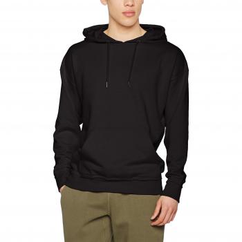 Urban Classics Men's Oversized Black Sweat Hoody