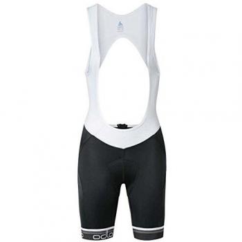 Odlo Tights Short Suspenders Flash X Traje, primavera/verano, mujer, color black - odlo graphite grey, tamaño extra-large