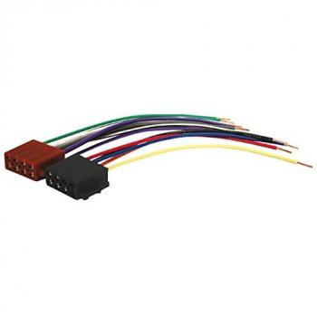 Carpoint 0810040 Radio Cable conector RAL macho ISO de alimentación y altavoz