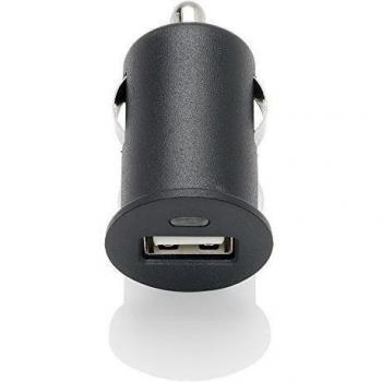Slabo Mini Cargador USB para el Coche - 1A - para Sony Xperia L1 / L2 / M2 Aqua / XA2 / XA2 Ultra/X Compact/XZ / XZ1 / XZ1 Compact Adaptador Coche Camión - Negro