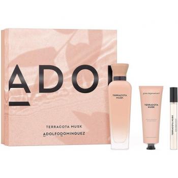 Adolfo Dominguez Terracota Musk Eau de Parfum Gift Set 120ml + Miniature 10ml + Hand Cream 50ml