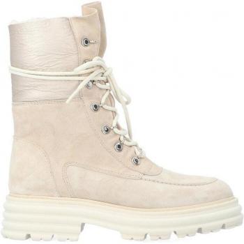 Botas de mujer Alpe 2509 11 - Botines de piel con suela antideslizante y cierre de cordón