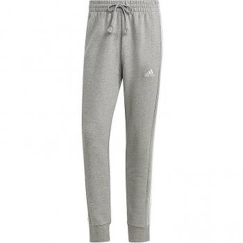 Adidas Essentials French Terry Tapered Cuff 3-Stripes Joggers for Men - Medium Grey Heather, Size XXL
