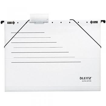 Leitz 19253001 - Carpeta (Color blanco, A4, Cartón)