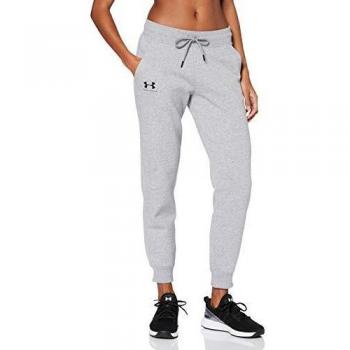 Under Armour Rival Pantalón, Mujer, Gris, XS