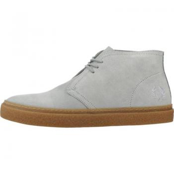 Botines Hombre Fred Perry Modelo Hawley Suede Color Azul 959SLVRBLU