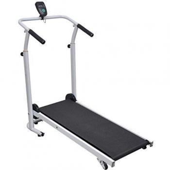 vidaXL Máquina de Correr Plegable Mini-Caminadora 93x36cm Negro Cinta Andadora