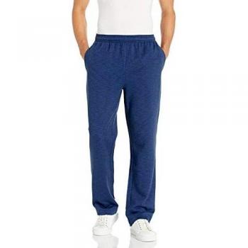 Amazon Essentials Fleece Athletic-Sweatpants, Navy Space-Dye, US