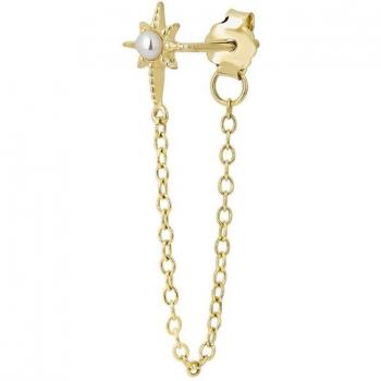 Ear Candy - Piercing Ina de plata bañada en oro amarillo 18k