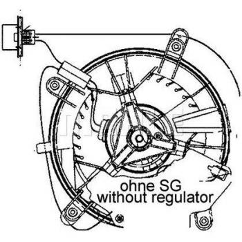 Ventilador habitáculo MAHLE ORIGINAL AB 65 000P - Ventilador interior, marca MAHLE, modelo AB 65 000P