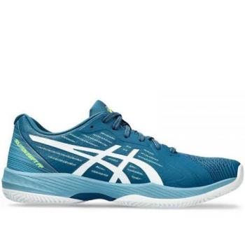 Asics Solution Swift FF Clay Zapatilla Tierra Batida Hombres - Color Petróleo, Blanco