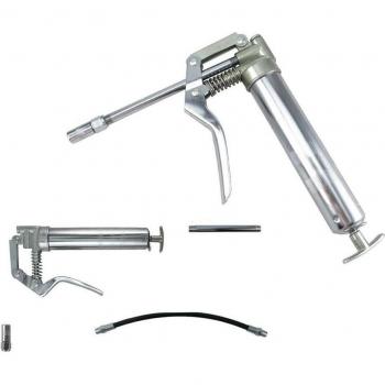 Pistola Manual de Engrase 120ml con Bomba de Aire y Grasa