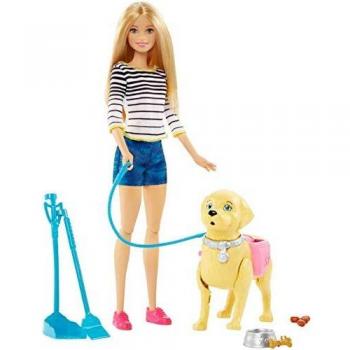 Barbie y su perrito popó, muñeca con accesorios