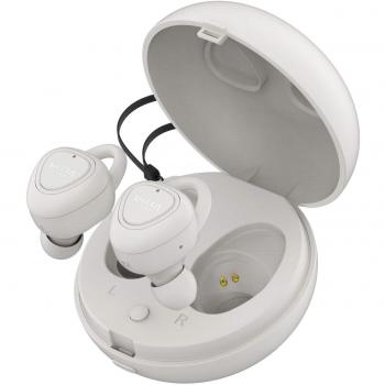 Auricular Case, Vieta Pro. Auricular Bluetooth 5.0 True Wireless VHP-TW15WL, con Resistencia al Agua IPX5, Acabado en Color Gris.