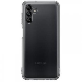 Estuche protector Samsung Galaxy A04s en color negro con diseño transparente de alta calidad