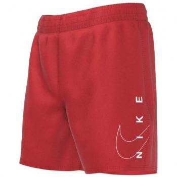 Bañador Nike 4 Volley Niño Rojo