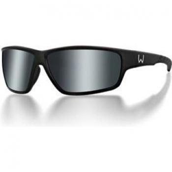 Gafas de Sol Westin W6 Sport 20 Mate Negro con Lente Flash Plateado y Azul, Polarizadas