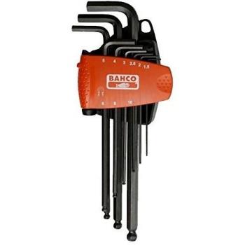 Bahco BE-9688 - Jg Destornillador Hex Bola+Mag 9Pzs