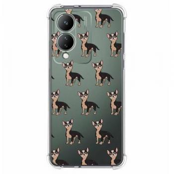 Funda Silicona Antigolpes Vivo Y17s con Diseño de Perros 11 Dibujos