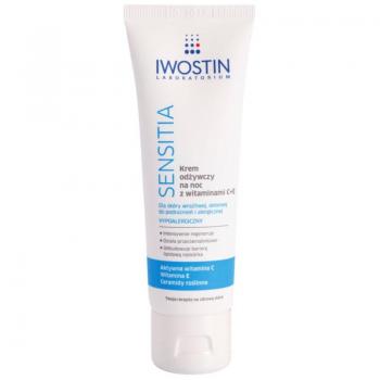 Iwostin Sensitia Nourishing Night Cream with Vitamins C and E for Sensitive and Allergic Skin 50 ml
