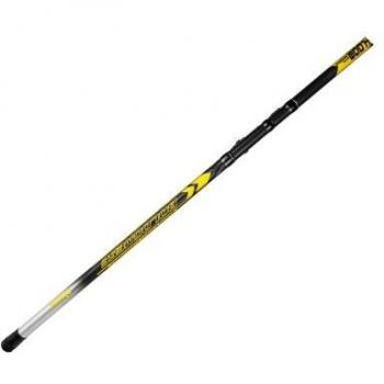 Caña Bolognesa Competición Okuma 4.00M - Unisex, Color Negro/Amarillo/Plateado
