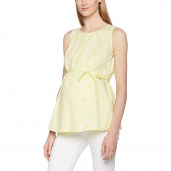 MAMALICIOUS Mldestiny S/l Woven, Top Premamá para Mujer, Amarillo
