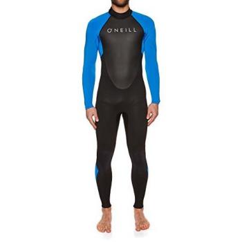 Traje de neopreno O'Neill Reactor II 3/2mm Back Zip manga larga azul eléctrico negro LS