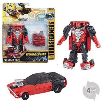 TRANSFORMERS Saga – Robot propulsión Shatter Coche Power Plus Series 11 cm – Juguete transformable 2 en 1