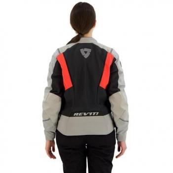 Chaqueta textil de moto para mujer REV'IT! Airwave 4 Gris-Rosa