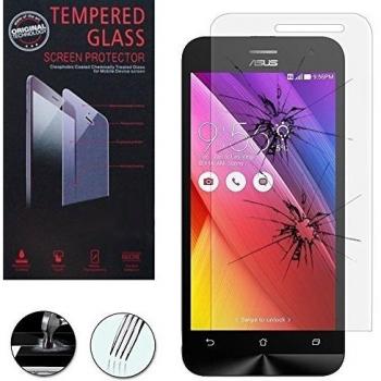Asus Zenfone ZE500CL: 2 1-Protector de pantalla vidrio templado, transparente