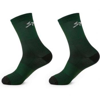 Calcetines de ciclismo unisex Spiuk Anatomic medio largo (pack 2 unidades) verde
