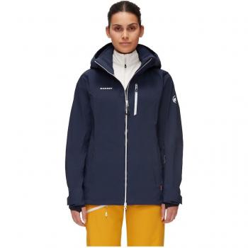 Mammut - Chaqueta de esquí de mujer STONEY Mammut, chaqueta impermeable y transpirable, aislamiento térmico, capucha ajustable, ventilación en las axilas, múltiples bolsillos, ajuste ergonómico