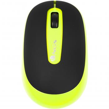 NGS Dust - Ratón inalámbrico, color amarillo