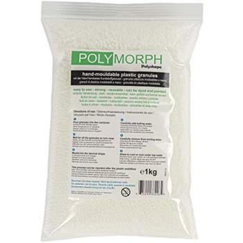 Polyshape Polymorph Bolsa de plástico moldeable a Mano, 1kg