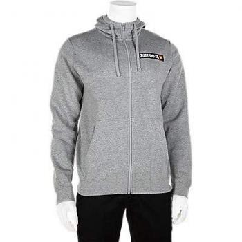 Nike M NSW HBR Hoodie FZ FLC, Sudadera para Hombre, Hombre, 928703 063, dk Grey Heather, Large