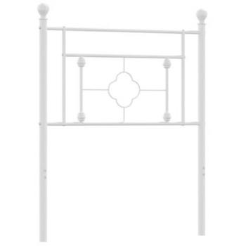 Cabecero de metal blanco 75 cm