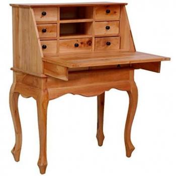 vidaXL Secretary Desk 78x42x103 cm Solid Mahogany Wood