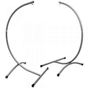 Sostén para Hamaca para Bebé | Soporte para colgar columpio cuna silla sillón mecedora en suspensión para recién nacidos | Estructura de Acero Plateado | Peso máx soportado 50Kg | ca. 100X100x170cm | para interiores y exteriores