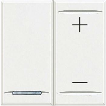 Regulador Universal Bticino Axolute Blanco 400W a Pulsante 2 Módulos