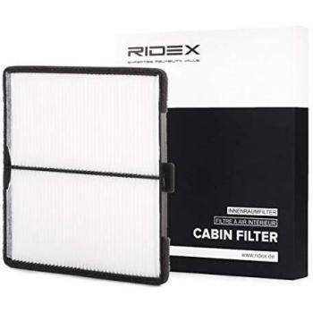 Filtro de Habitáculo RIDEX 424I0151 para CHEVROLET y DAEWOO - Filtro Antipolen, Dimensiones: Altura 10mm, Ancho 200mm, Longitud 207mm