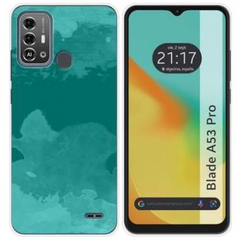 Funda de Silicona para Zte Blade A53 Pro con Diseño Acuarela 06