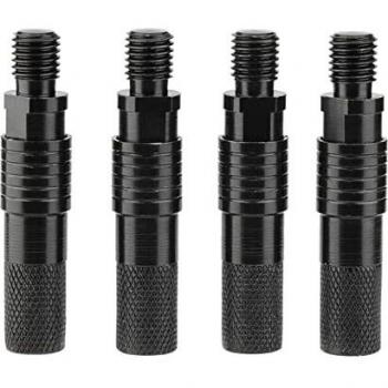 4pcs Aluminum Adapters Quick Release Connector Carp Fishing Rod Bite Alarm Rod Holder Connector Carp