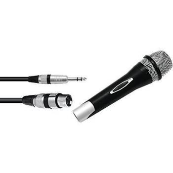 Omnitronic Gesangs-micrófono Partymic-1 Übertragungsart: Kabelgebunden Incl. Kabel, Schalter.