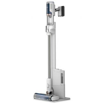 Aspiradora sin cable Shark Clean & Empty BU3521EU con sistema de vaciado automático, 240 W, 3 modos de succión, color blanco/azul
