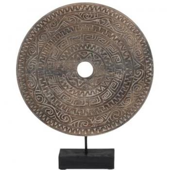 Figura Decorativa Marrón de Hierro 40x11x48 cm - Originalidad Garantizada