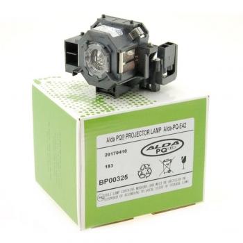 Alda PQ-Premium, Lámpara de proyector para EPSON EB-140W, EB-410W, EB-410WE, EMP-400, EMP-400E, EMP-400W, EMP-410W, EMP-410WE, EMP-822, EMP-822H, EMP-83 Proyectores, lámpara con Carcasa