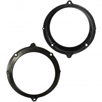 AERZETIX: 2 Adaptadores soportes de Altavoces - 130mm - Puertas Delanteras – para Automóvil