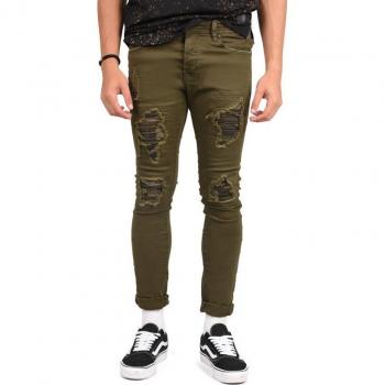 Project X Paris Biker Bandana Pattern Jeans for Men
